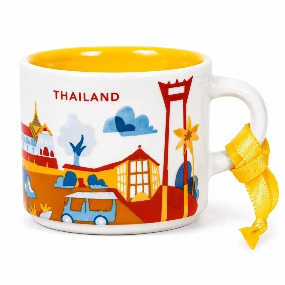 Starbucks Thailand You Are Here 2oz Ornament Mug NIB Discontinued YAH